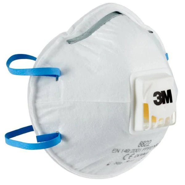 FFP2 3M™ Maske für Hand- und Maschinenschleifen 8822 mit Ventil